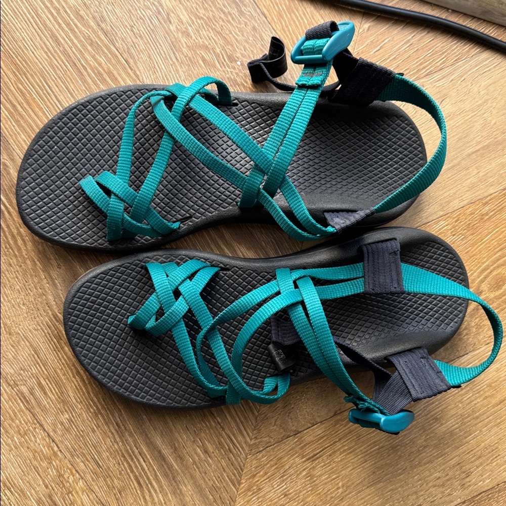 Chaco Cloud Solid Everglade Sandals Size 8 - image 3